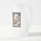 kaneeltaart matglas bierpul (Voorkant rechts)