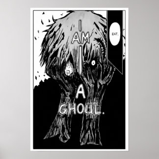 Kaneki Tokyo Ghoul Manga-paneel Poster