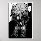 Kaneki Tokyo Ghoul Manga-paneel Poster (Voorkant)