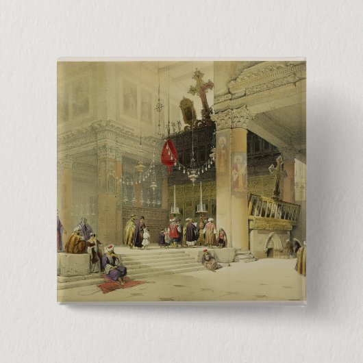 Kanel van de Sint-Helena, bord 87 van Vierkante Button 5,1 Cm (Voorkant)