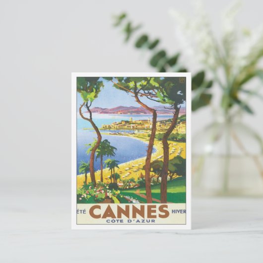  kanen Cote D'azur Briefkaart (Staand voorkant)