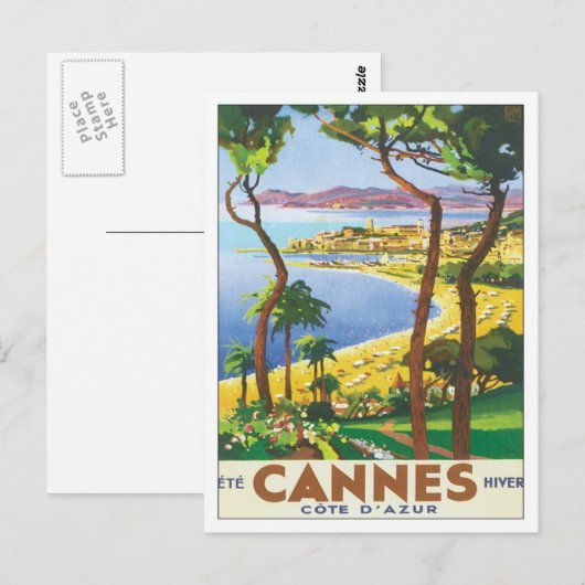  kanen Cote D'azur Briefkaart (Voorkant / Achterkant)
