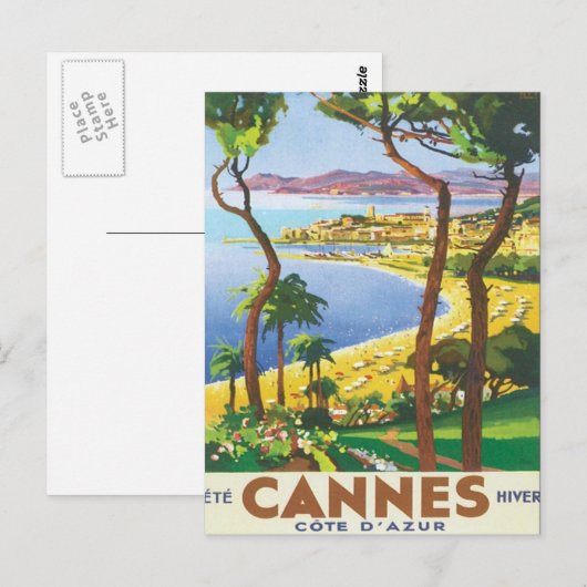  kanen Cote D'azur Briefkaart (Voorkant / Achterkant)