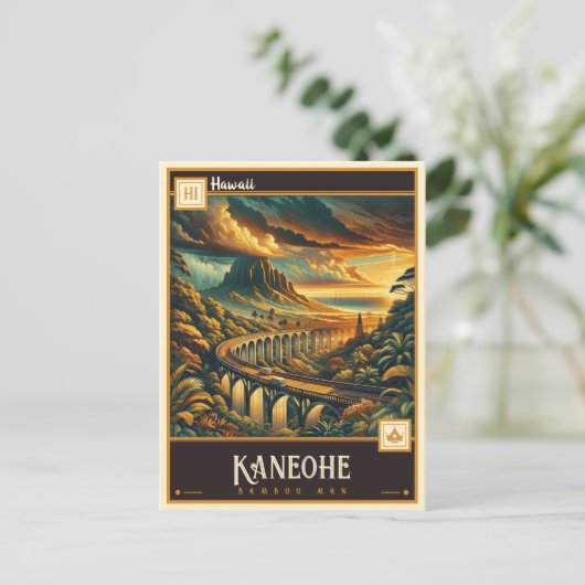Kaneohe, Hawaï |  Briefkaart (Staand voorkant)