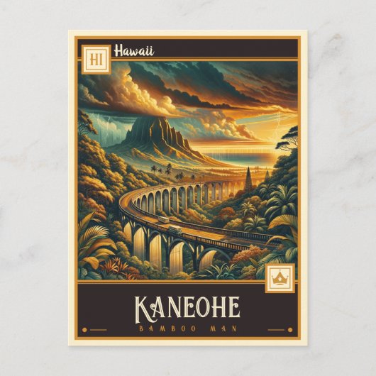 Kaneohe, Hawaï |  Briefkaart (Voorkant)