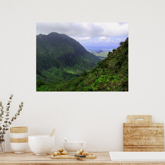 Kaneohe, O'ahu, Hawai'i Poster (Keuken)