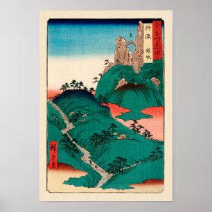 Kanesaka van Tanba Hiroshige Japans Poster