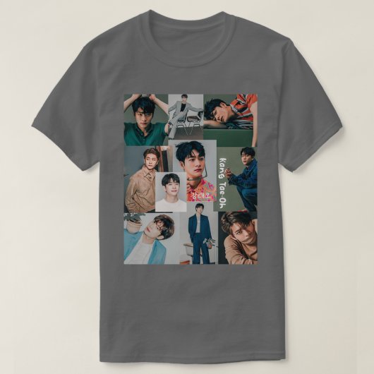 kang taeoh fotocollage t-shirt (Design voorkant)