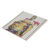 Kang Tsi (1662-1722) Manchu Emperor of China uit Tegeltje (Zijkant)