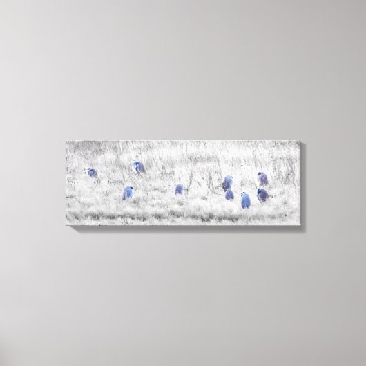Kang van Blue Heron's wandkunst Canvas Afdruk (Voorkant)