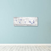 Kang van Blue Heron's wandkunst Canvas Afdruk (Insitu (Houten vloer))