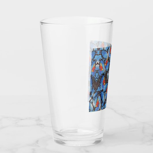 Kanga Blue Beer Glass Glas (Rechts)