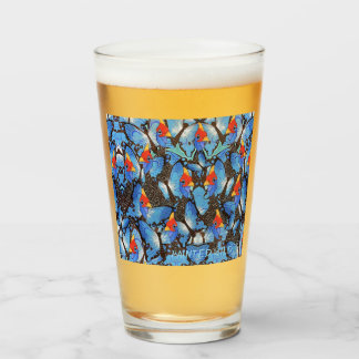 Kanga Blue Beer Glass Glas