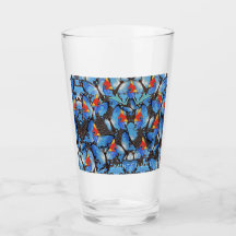 Kanga Blue Beer Glass