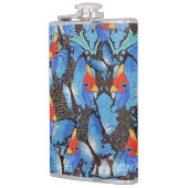 Kanga Blue Hip Flask Heupfles (Links)