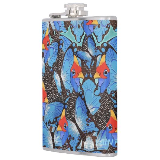 Kanga Blue Hip Flask Heupfles (Links)