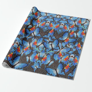 Kanga Blue Inpakpapier