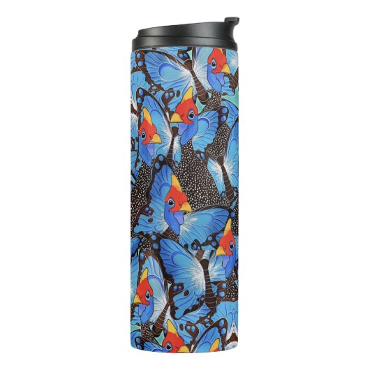 Kanga Blue  Thermosbeker (Gedraaid links)