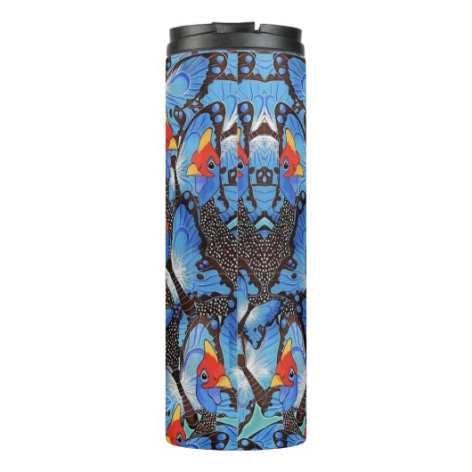 Kanga Blue  Thermosbeker (Achterkant)