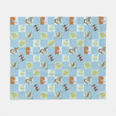 Kanga Koala Platypus and mates Fleece Deken (Voorkant (Horizontaal))