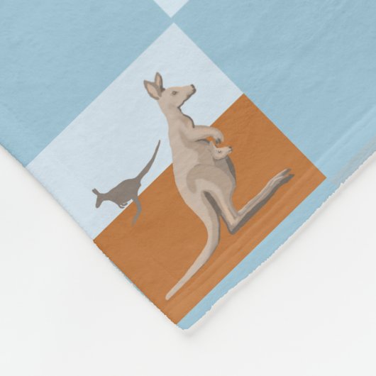 Kanga Koala Platypus and mates Fleece Deken (Hoek)