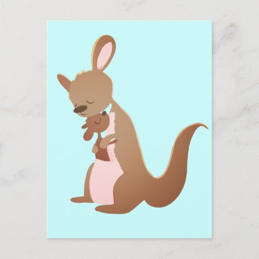 Kanga Love Briefkaart (Voorkant)