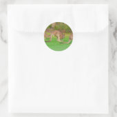 kanga ronde sticker (Tas)