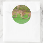 kanga ronde sticker (Tas)