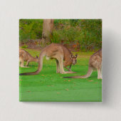 kanga vierkante button 5,1 cm (Voorkant)