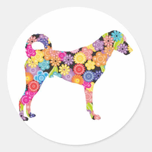 Kangal Dog Ronde Sticker (Voorkant)