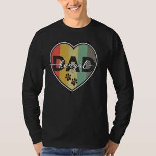Kangal Vader Leuk Hondenras Kalligrafie  Retr T-shirt