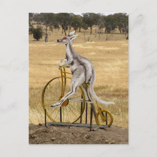 Kangaro op wielen briefkaart