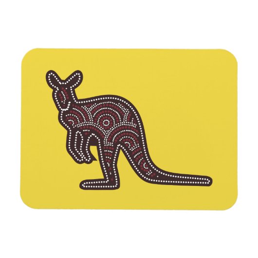 Kangaroemozaïek Magneet (Horizontaal)