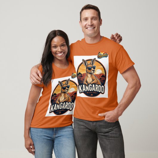 kangaroestijl T-shirt (Unisex)