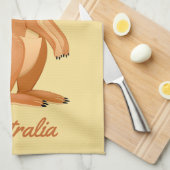 Kangaroo aangepaste handdoek (Quarter Fold)