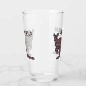 Kangaroo Aboriginal Mosaic Glas (Links)