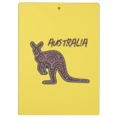 Kangaroo Aboriginal Mosaic Klembord (Achterkant)