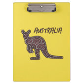 Kangaroo Aboriginal Mosaic Klembord (Voorkant)