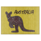 Kangaroo Aboriginal Mosaic Snijplank (Voorkant)