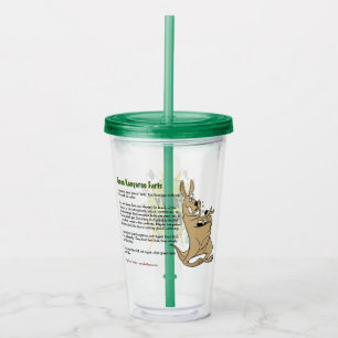 Kangaroo Acryl Drinkbeker