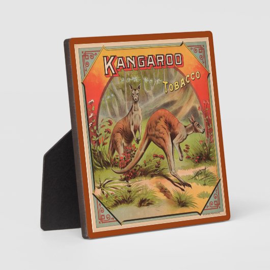  Kangaroo Advertisement Tabletop Fotoplaat (Voorkant)