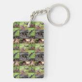 Kangaroo Afbeelding Collage Sleutelhanger (achterkant)