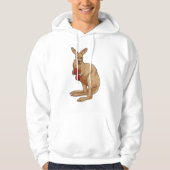 Kangaroo als Boxer met Boxing-handschoenen Hoodie (Voorkant)