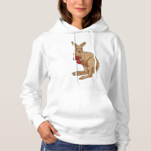 Kangaroo als Boxer met Boxing-handschoenen Hoodie