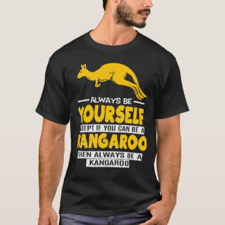 Kangaroo Altijd jezelf Pouch Joey Aussie T-shirt