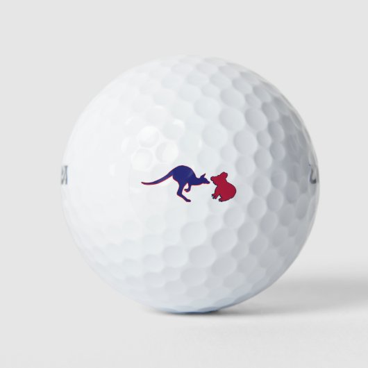 Kangaroo-and-Koala Golfballen (Voorkant)