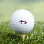 Kangaroo-and-Koala Golfballen (Insitu Shirt)