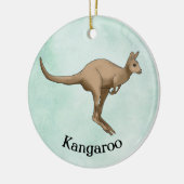 Kangaroo Animal Design Ornament (Links)