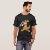 Kangaroo as Cook with Pan T-shirt (Voorkant volledig)