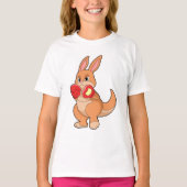 Kangaroo at Boxing with Boxing gloves T-shirt (Voorkant)